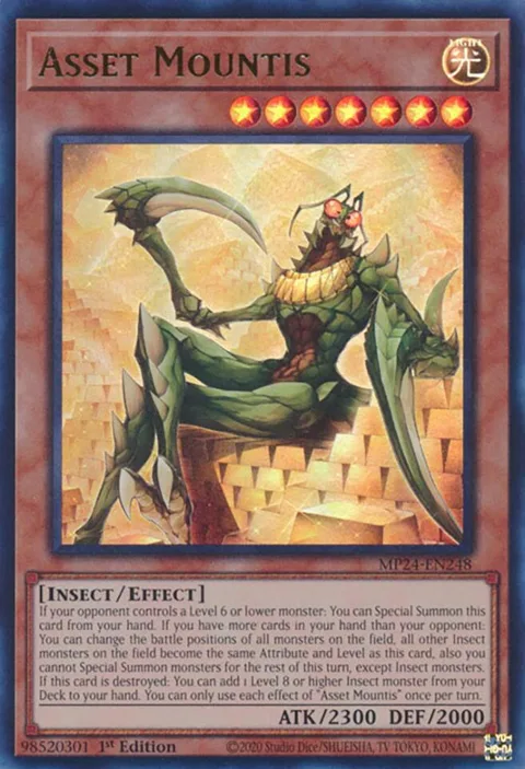 Asset Mountis MP24-EN248 Yu-Gi-Oh card from 25th Anniversary Tin: Dueling Mirrors