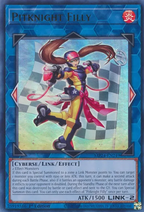 Pitknight Filly MP24-EN249 Yu-Gi-Oh card from 25th Anniversary Tin: Dueling Mirrors