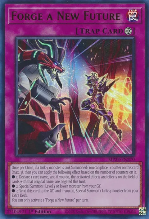 Forge a New Future MP24-EN270 Yu-Gi-Oh card from 25th Anniversary Tin: Dueling Mirrors