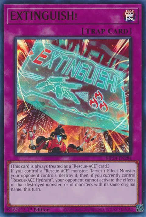 EXTINGUISH! MP24-EN284 Yu-Gi-Oh card from 25th Anniversary Tin: Dueling Mirrors