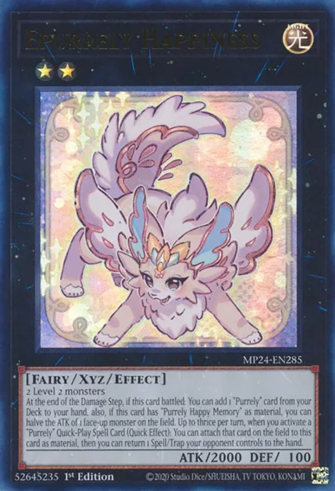 Epurrely Happiness MP24-EN285 Yu-Gi-Oh card from 25th Anniversary Tin: Dueling Mirrors