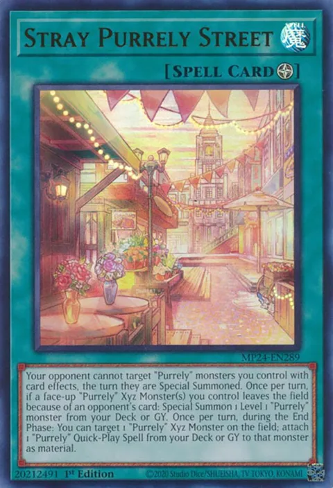 Stray Purrely Street MP24-EN289 Yu-Gi-Oh card from 25th Anniversary Tin: Dueling Mirrors