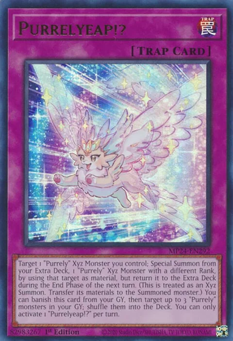 Purrelyeap!? MP24-EN292 Yu-Gi-Oh card from 25th Anniversary Tin: Dueling Mirrors
