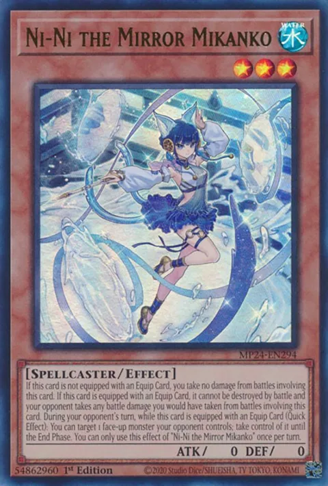 Ni-Ni the Mirror Mikanko MP24-EN294 Yu-Gi-Oh card from 25th Anniversary Tin: Dueling Mirrors