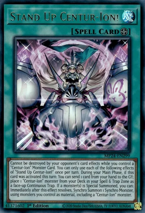 Stand Up Centur-Ion! MP24-EN299 Yu-Gi-Oh card from 25th Anniversary Tin: Dueling Mirrors