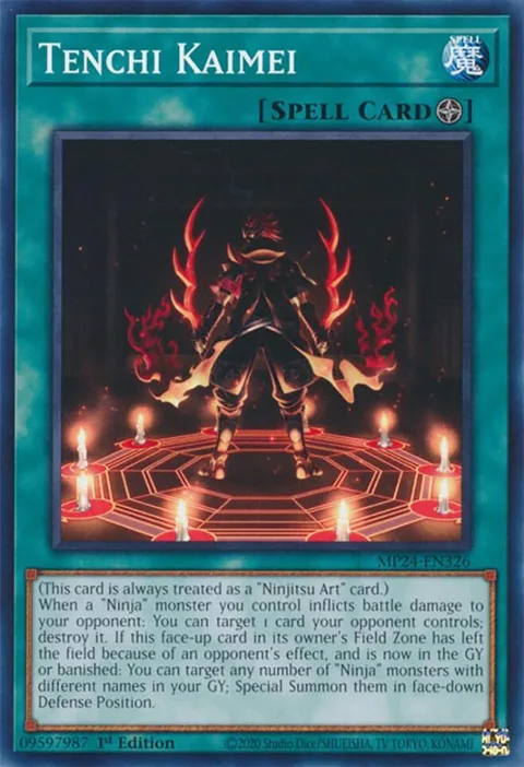 Tenchi Kaimei MP24-EN326 Yu-Gi-Oh card from 25th Anniversary Tin: Dueling Mirrors