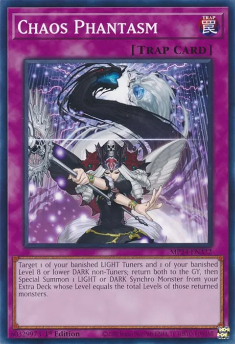 Chaos Phantasm MP24-EN332 Yu-Gi-Oh card from 25th Anniversary Tin: Dueling Mirrors