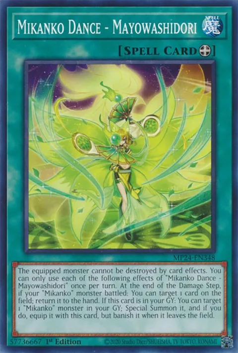Mikanko Dance - Mayowashidori MP24-EN348 Yu-Gi-Oh card from 25th Anniversary Tin: Dueling Mirrors