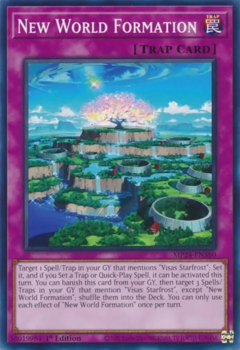 New World Formation MP24-EN380 Yu-Gi-Oh card from 25th Anniversary Tin: Dueling Mirrors