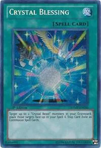 Crystal Blessing RYMP-EN050 1st Edition Yu-Gi-Oh card from Ra Yellow Mega Pack