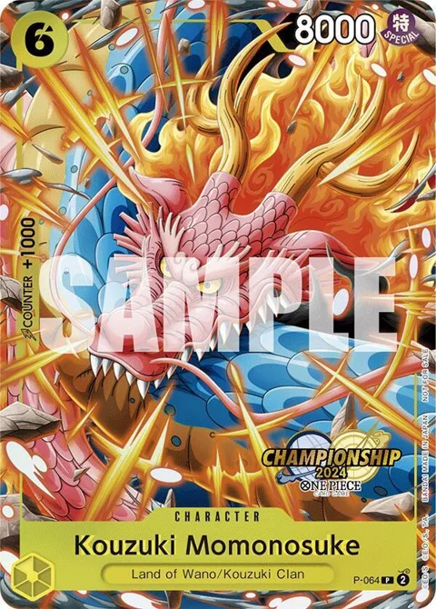 Kouzuki Momonosuke CS 2024 Event Pack P-064 One Piece card from One Piece Promotion Cards