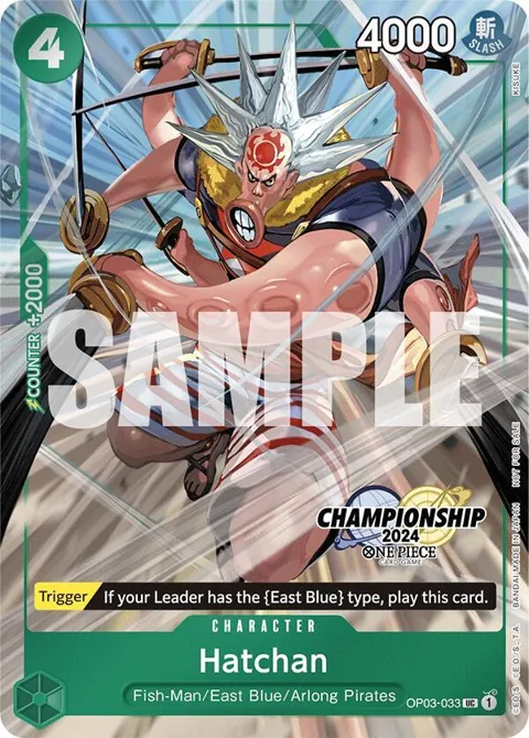 Hatchan CS 2024 Celebration Pack OP03-033 One Piece card from One Piece Promotion Cards