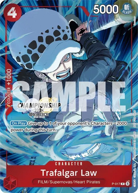 Trafalgar Law CS 2024 Celebration Pack P-017 One Piece card from One Piece Promotion Cards