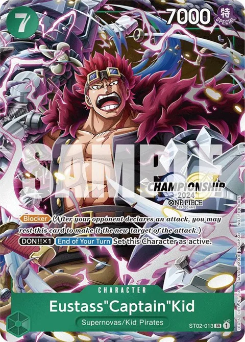 Eustass"Captain"Kid CS 2024 Celebration Pack ST02-013 One Piece card from One Piece Promotion Cards