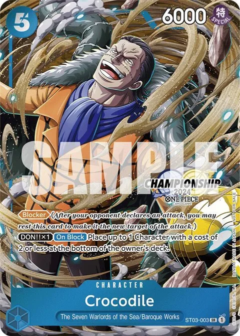 Crocodile CS 2024 Celebration Pack ST03-003 One Piece card from One Piece Promotion Cards