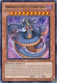 Vennominaga the Deity of Poisonous Snakes RYMP-EN068 Yu-Gi-Oh card from Ra Yellow Mega Pack