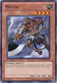 Mezuki RYMP-EN073 Unlimited Yu-Gi-Oh card from Ra Yellow Mega Pack