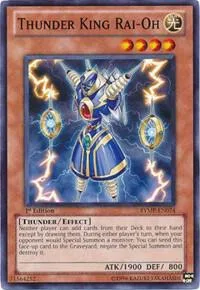 Thunder King Rai-Oh RYMP-EN074 Unlimited Yu-Gi-Oh card from Ra Yellow Mega Pack