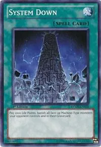 System Down RYMP-EN079 1st Edition Yu-Gi-Oh card from Ra Yellow Mega Pack