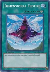 Dimensional Fissure RYMP-EN081 Unlimited Yu-Gi-Oh card from Ra Yellow Mega Pack