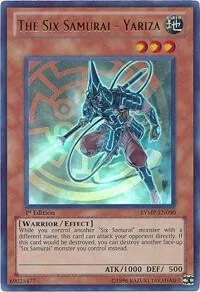 The Six Samurai - Yariza RYMP-EN090 Unlimited Yu-Gi-Oh card from Ra Yellow Mega Pack