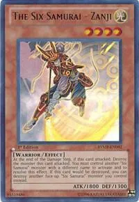 The Six Samurai - Zanji RYMP-EN092 Unlimited Yu-Gi-Oh card from Ra Yellow Mega Pack