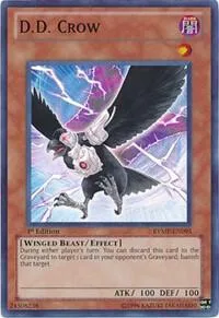 D.D. Crow RYMP-EN095 1st Edition Yu-Gi-Oh card from Ra Yellow Mega Pack