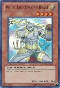 Wulf, Lightsworn Beast RYMP-EN103 1st Edition Yu-Gi-Oh card from Ra Yellow Mega Pack