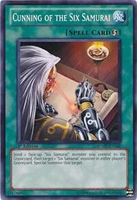 Cunning of the Six Samurai RYMP-EN109 1st Edition Yu-Gi-Oh card from Ra Yellow Mega Pack