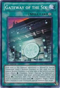 Gateway of the Six RYMP-EN111 Unlimited Yu-Gi-Oh card from Ra Yellow Mega Pack