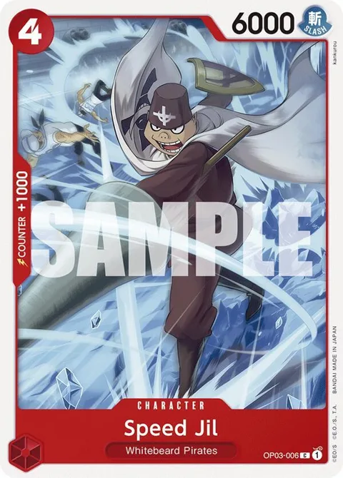 Speed Jil OP03-006 ST15 One Piece card from Starter Deck 15: RED Edward.Newgate