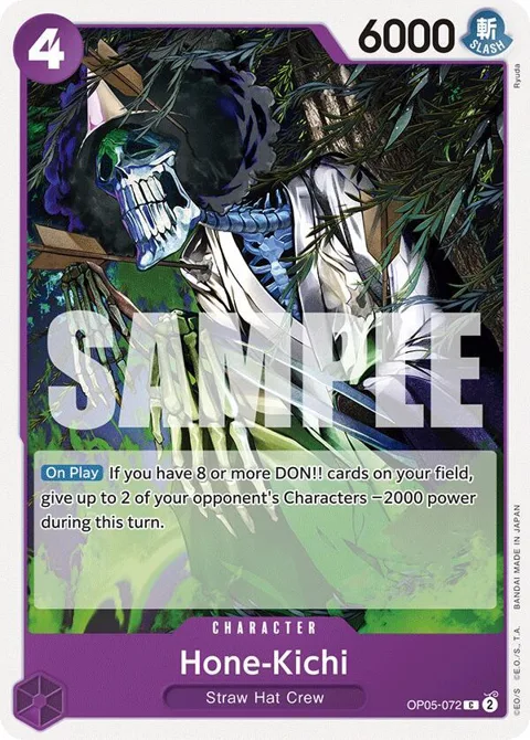 Hone-Kichi OP05-072 ST18 One Piece card from Starter Deck 18: PURPLE Monkey.D.Luffy
