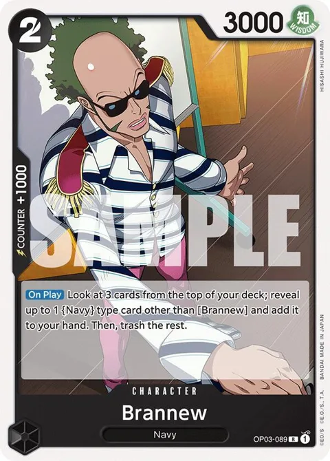 Brannew OP03-089 ST19 One Piece card from Starter Deck 19: BLACK Smoker