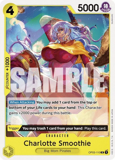 Charlotte Smoothie OP03-110 ST20 One Piece card from Starter Deck 20: YELLOW Charlotte Katakuri