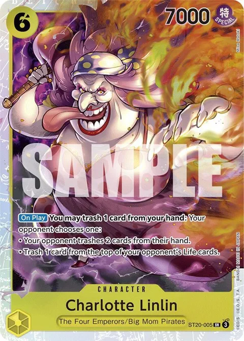 Charlotte Linlin ST20-005 One Piece card from Starter Deck 20: YELLOW Charlotte Katakuri