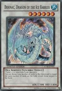 Brionac, Dragon of the Ice Barrier H5SE-EN001 Yu-Gi-Oh card from Hidden Arsenal 5: Steelswarm Invasion