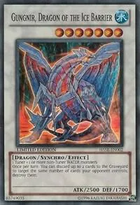 Gungnir, Dragon of the Ice Barrier H5SE-EN002 Yu-Gi-Oh card from Hidden Arsenal 5: Steelswarm Invasion