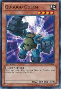 Gogogo Golem YS12-EN006 Yu-Gi-Oh card from Starter Deck: Xyz Symphony