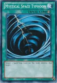 Mystical Space Typhoon YS12-EN024 Yu-Gi-Oh card from Starter Deck: Xyz Symphony
