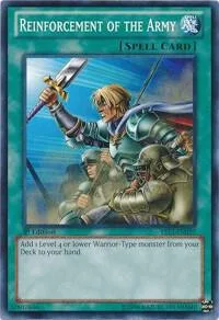 Reinforcement of the Army YS12-EN027 Yu-Gi-Oh card from Starter Deck: Xyz Symphony