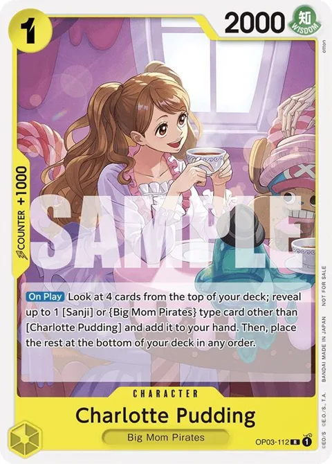 Charlotte Pudding Tournament Pack 2024 Oct.-Dec. OP03-112 One Piece card from One Piece Promotion Cards