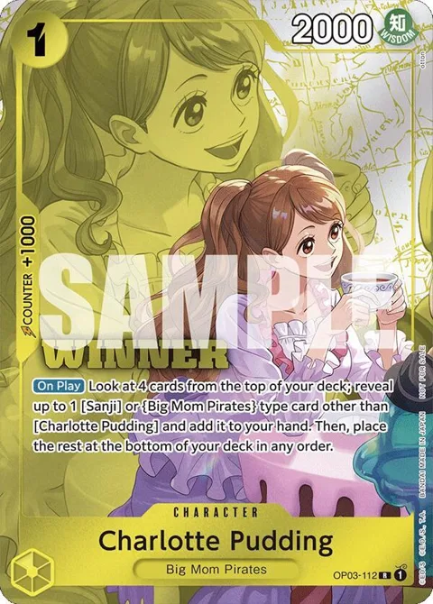 Charlotte Pudding Winner Pack 2024 Oct.-Dec. OP03-112 One Piece card from One Piece Promotion Cards