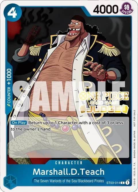 Marshall.D.Teach Judge Pack Vol. 4 ST03-014 One Piece card from One Piece Promotion Cards
