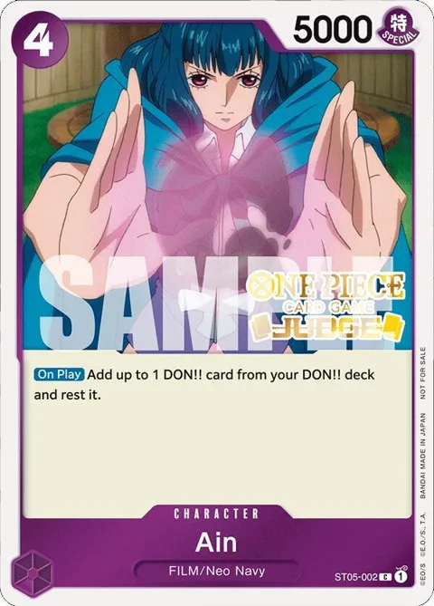 Ain Judge Pack Vol. 4 ST05-002 One Piece card from One Piece Promotion Cards