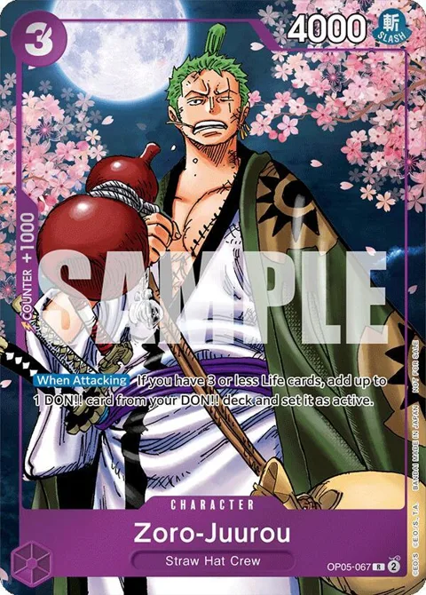 Zoro-Juurou Event Pack Vol. 5 OP05-067 One Piece card from One Piece Promotion Cards