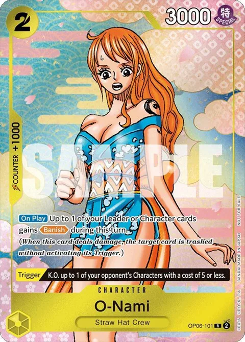O-Nami Event Pack Vol. 5 OP06-101 One Piece card from One Piece Promotion Cards