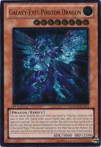 Galaxy-Eyes Photon Dragon Ultimate Rare PHSW-EN011 Unlimited Yu-Gi-Oh card from Photon Shockwave