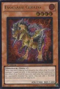Evolsaur Cerato Ultimate Rare PHSW-EN020 Unlimited Yu-Gi-Oh card from Photon Shockwave