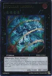 Evolzar Laggia Ultimate Rare PHSW-EN043 Unlimited Yu-Gi-Oh card from Photon Shockwave