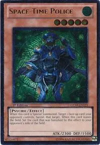 Space-Time Police Ultimate Rare GENF-EN023 Unlimited Yu-Gi-Oh card from Generation Force